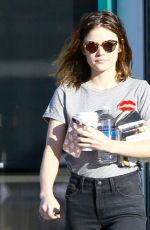 LUCY HALE Leaves a Wellness Center in Los Angeles 10/22/2016