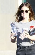 LUCY HALE Leaves a Wellness Center in Los Angeles 10/22/2016