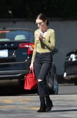 LUCY HALE Out and About in Los Angeles 10/08/2016