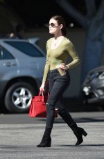 LUCY HALE Out and About in Los Angeles 10/08/2016