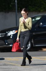 LUCY HALE Out and About in Los Angeles 10/08/2016