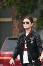 LUCY HALE Out and About in Los Angeles 10/24/2016
