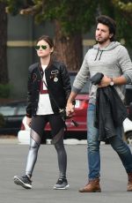 LUCY HALE Out and About in Los Angeles 10/24/2016