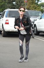 LUCY HALE Out and About in Los Angeles 10/24/2016