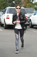 LUCY HALE Out and About in Los Angeles 10/24/2016