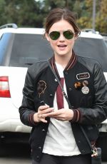 LUCY HALE Out and About in Los Angeles 10/24/2016