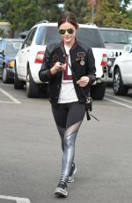 LUCY HALE Out and About in Los Angeles 10/24/2016