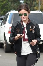 LUCY HALE Out and About in Los Angeles 10/24/2016