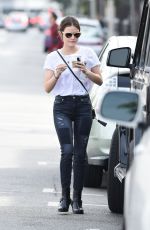 LUCY HALE Out and About in Los Angeles 10/27/2016