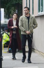 LUCY WATSON Out and About in Fulham 10/26/2016