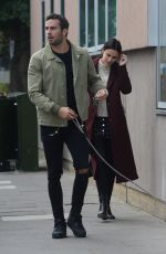 LUCY WATSON Out and About in Fulham 10/26/2016