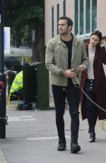 LUCY WATSON Out and About in Fulham 10/26/2016