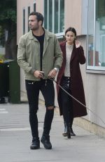 LUCY WATSON Out and About in Fulham 10/26/2016