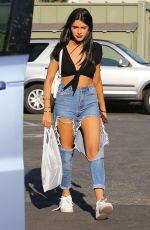 MADISON BEER in Ripped Jeans Out Shopping in Hollywood 09/29/2016