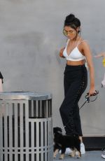 MADISON BEER With Her Dog Out in Los Angeles 10/01/2016