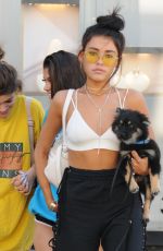 MADISON BEER With Her Dog Out in Los Angeles 10/01/2016