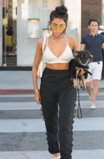 MADISON BEER With Her Dog Out in Los Angeles 10/01/2016