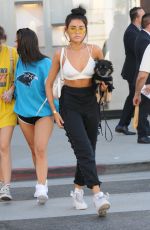 MADISON BEER With Her Dog Out in Los Angeles 10/01/2016
