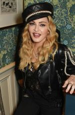 MADONNA at Mert & Marcus: Works 2001-2014 VIP Party in London 10/27/2016