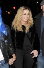 MADONNA Leaves Star Studded Halloween Party in London 10/28/2016