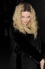 MADONNA Leaves Star Studded Halloween Party in London 10/28/2016