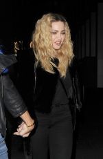 MADONNA Leaves Star Studded Halloween Party in London 10/28/2016