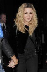 MADONNA Leaves Star Studded Halloween Party in London 10/28/2016