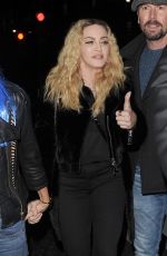 MADONNA Leaves Star Studded Halloween Party in London 10/28/2016