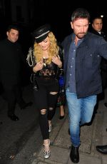 MADONNA Night Out in London 10/27/2016