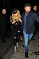MADONNA Night Out in London 10/27/2016