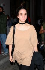 MAIA MITCHELL Out for Dines at Catch LA in West Hollywood 10/28/2016