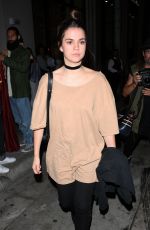 MAIA MITCHELL Out for Dines at Catch LA in West Hollywood 10/28/2016