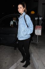 MAIA MITCHELL Out for Dinner in West Hollywood 10/07/2016