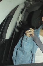 MAIA MITCHELL Out for Dinner in West Hollywood 10/07/2016