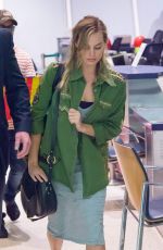 MARGOT ROBBIE at JFK Airport in New York 10/02/2016