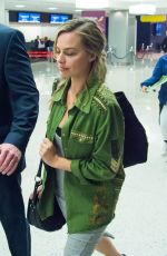 MARGOT ROBBIE at JFK Airport in New York 10/02/2016