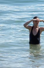 MARION COTILLARD in Swimsuit on the Set of 