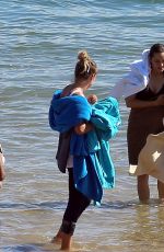 MARION COTILLARD in Swimsuit on the Set of 