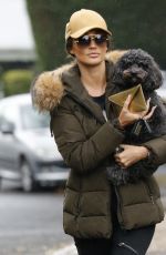 MEGAN MCKENNA Out with Her Dog in Essex 10/07/2016