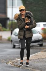 MEGAN MCKENNA Out with Her Dog in Essex 10/07/2016