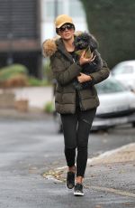 MEGAN MCKENNA Out with Her Dog in Essex 10/07/2016