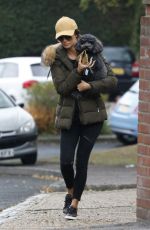 MEGAN MCKENNA Out with Her Dog in Essex 10/07/2016