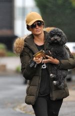 MEGAN MCKENNA Out with Her Dog in Essex 10/07/2016