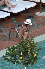 MEGHAN MARKLE in Bikini at a Pool in Positano 08/18/2016