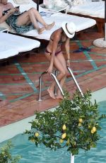 MEGHAN MARKLE in Bikini at a Pool in Positano 08/18/2016