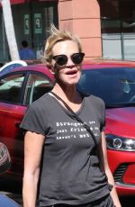 MELANIE GRIFFITH Out and About in Beverly Hills 10/03/2016
