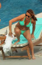 MELANIE SYKES in Bikini at a Pool in Ibiza 10/13/2016