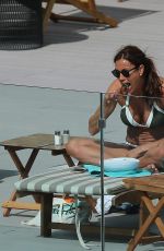 MELANIE SYKES in Bikini at Her Hotel Pool in Ibiza 10/17/2016