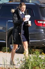 MELISSA BENOIST on the Set of 