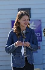 MELISSA BENOIST on the Set of 